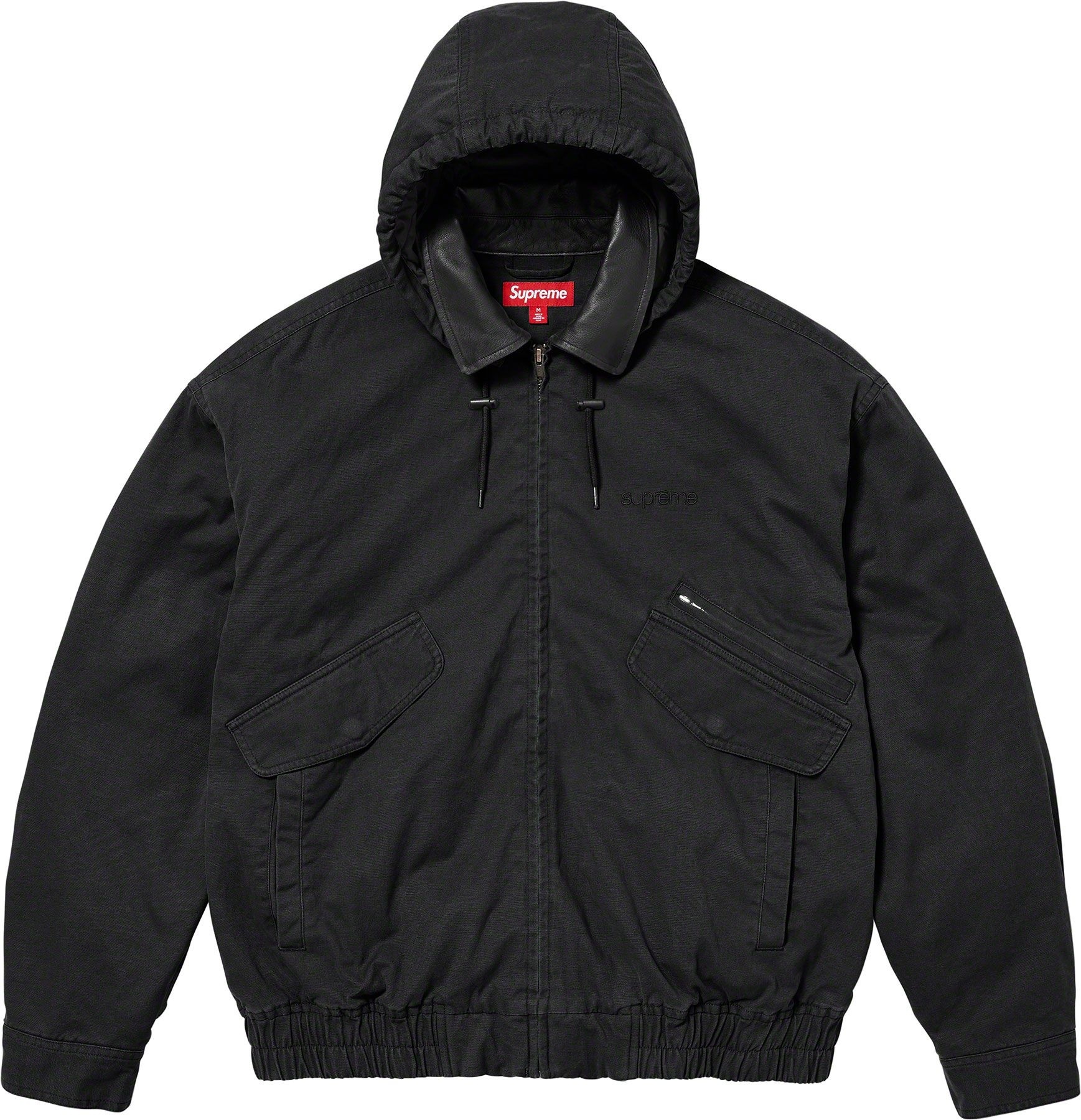 Leather Collar Utility Jacket view 6